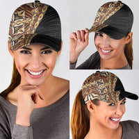 Samoan Siapo Classic Cap Tatau Pattern Half Style Retro Mode LT03 - Polynesian Pride
