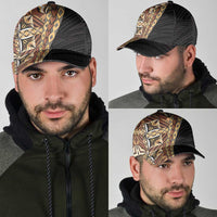 Samoan Siapo Classic Cap Tatau Pattern Half Style Retro Mode LT03 - Polynesian Pride