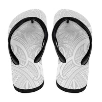 Samoan Traditional Art Tattoos Flip Flops Tatau Roman Reigns White Color - Polynesian Pride