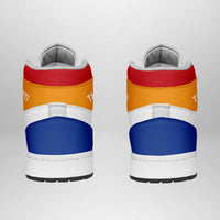 Tahiti High Sneakers AJ1 Coat Of Arms Flag Inspired LT05 - Polynesian Pride