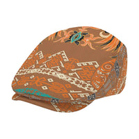 Terracotta Batik Papua-inspired Pattern Jeff Hat - Polynesian Pride