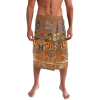 Terracotta Batik Papua-inspired Pattern Lavalava - Polynesian Pride
