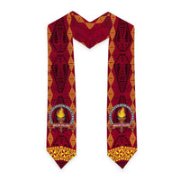 Tonga Beulah College Graduation Stole Ngatu and Polynesian Pattern
