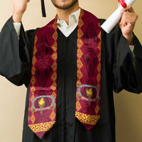 Tonga Beulah College Graduation Stole Ngatu and Polynesian Pattern