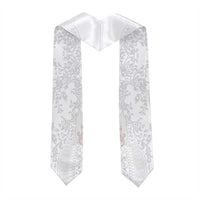 Tonga Faka Sepitema Graduation Stole Ngatu and Floral Pattern with Blooming Hibiscus