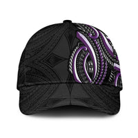 Traditional Art Hawaiian Kakau Tattoos Classic Cap Purple Color LT03 Universal Fit Purple - Polynesian Pride