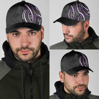 Traditional Art Hawaiian Kakau Tattoos Classic Cap Purple Color LT03 - Polynesian Pride