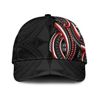Traditional Art Hawaiian Kakau Tattoos Classic Cap Red Color LT03 Universal Fit Red - Polynesian Pride
