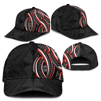 Traditional Art Hawaiian Kakau Tattoos Classic Cap Red Color LT03 - Polynesian Pride