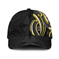 Traditional Art Hawaiian Kakau Tattoos Classic Cap Yellow Color LT03 Universal Fit Yellow - Polynesian Pride