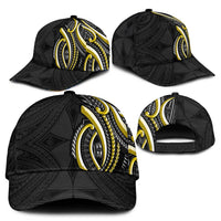 Traditional Art Hawaiian Kakau Tattoos Classic Cap Yellow Color LT03 - Polynesian Pride