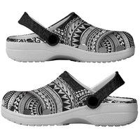Traditional Polynesian Art Tattoos Clogs Shoes Black Color - Polynesian Pride
