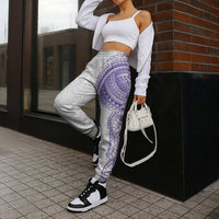 Traditional Polynesian Art Tattoos Jogger Pants Purple Color - Polynesian Pride