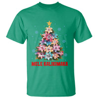 Tropical Hawaiian Plumeria Christmas Tree Mele Kalikimaka T Shirt TS02 Irish Green - Polynesian Pride