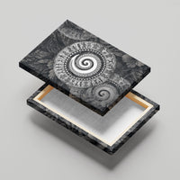Hawaiian Piko Canvas Wall Art Cultural Anchor Connect Your Roots Ocean Waves TS04 - Polynesian Pride