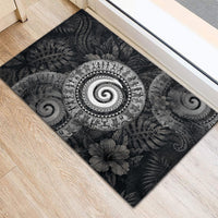 Hawaiian Piko Rubber Doormat Cultural Anchor Connect Your Roots Ocean Waves TS04 - Polynesian Pride