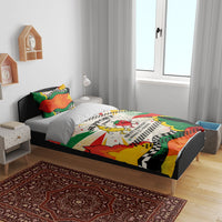 Support Your Fruity Friends Love Wins Gay Pride Bedding Set LGBTQ Retro 30s Cartoon Checkered