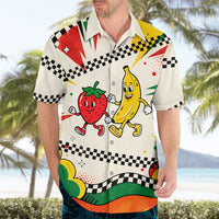 Support Your Fruity Friends Love Wins Gay Pride Hawaiian Shirt LGBTQ Retro 30s Cartoon Checkered