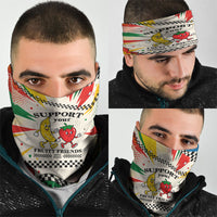 Support Your Fruity Friends Love Wins Gay Pride Neck Gaiter LGBTQ Retro 30s Cartoon Checkered