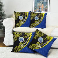 Federated States Of Micronesia FSM Pillow Cover Pacific Islander Tribal Swirl Geometric Pattern TS04 - Polynesian Pride