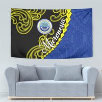 Federated States Of Micronesia FSM Tapestry Pacific Islander Tribal Swirl Geometric Pattern TS04 - Polynesian Pride