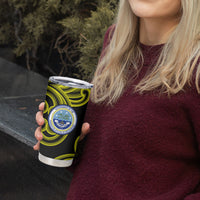 Federated States Of Micronesia FSM Tumbler Cup Pacific Islander Tribal Swirl Geometric Pattern TS04 - Polynesian Pride