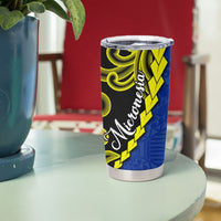 Federated States Of Micronesia FSM Tumbler Cup Pacific Islander Tribal Swirl Geometric Pattern TS04 - Polynesian Pride