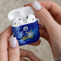 Micronesia Sea Turtle AirPods Case Federated States Of Micronesia Tribal Floral Pattern TS04 - Polynesian Pride