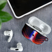 New Zealand Aotearoa Kiwi UFO AirPods Case Sci-Fi Galaxy Sunset Sky Tower And Mountain TS04 - Polynesian Pride