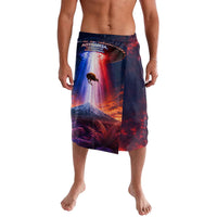 New Zealand Aotearoa Kiwi UFO Lavalava Sci-Fi Galaxy Sunset Sky Tower And Mountain