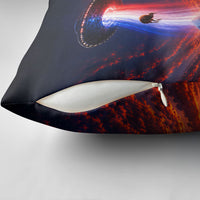 New Zealand Aotearoa Kiwi UFO Pillow Cover Sci-Fi Galaxy Sunset Sky Tower And Mountain TS04 - Polynesian Pride