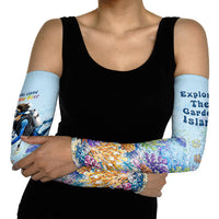 Fiji Taveuni Rainbow Reef Arm Sleeves Scuba Diver Vibrant Undersea Coral Garden Watercolor TS04 - Polynesian Pride