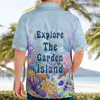 Fiji Taveuni Rainbow Reef Hawaiian Shirt Scuba Diver Vibrant Undersea Coral Garden Watercolor TS04 - Polynesian Pride