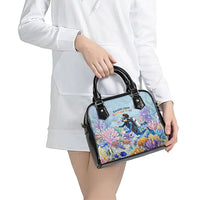 Fiji Taveuni Rainbow Reef Shoulder Handbag Scuba Diver Vibrant Undersea Coral Garden Watercolor TS04 - Polynesian Pride