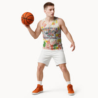 Personalized Hawaii School Club Back To Class Basketball Jersey Retro Tropical Hibiscus Pattern With Open Notebook TS04 - Polynesian Pride