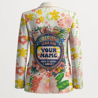 Personalized Hawaii School Club Back To Class Blazer Retro Tropical Hibiscus Pattern With Open Notebook TS04 - Polynesian Pride
