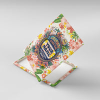 Personalized Hawaii School Club Back To Class Canvas Wall Art Retro Tropical Hibiscus Pattern With Open Notebook TS04 With Frame White Orange - Polynesian Pride