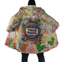 Personalized Hawaii School Club Back To Class Cloak Retro Tropical Hibiscus Pattern With Open Notebook TS04 - Polynesian Pride