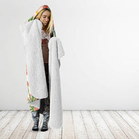 Personalized Hawaii School Club Back To Class Hooded Blanket Retro Tropical Hibiscus Pattern With Open Notebook TS04 - Polynesian Pride