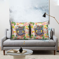 Personalized Hawaii School Club Back To Class Pillow Cover Retro Tropical Hibiscus Pattern With Open Notebook TS04 - Polynesian Pride