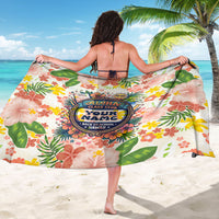 Personalized Hawaii School Club Back To Class Sarong Retro Tropical Hibiscus Pattern With Open Notebook TS04 - Polynesian Pride