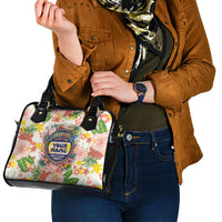 Personalized Hawaii School Club Back To Class Shoulder Handbag Retro Tropical Hibiscus Pattern With Open Notebook TS04 - Polynesian Pride
