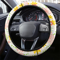 Hawaii School Club Back To Class Steering Wheel Cover Retro Tropical Hibiscus Pattern With Open Notebook TS04 - Polynesian Pride