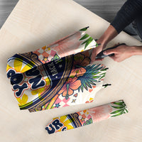 Personalized Hawaii School Club Back To Class Umbrella Retro Tropical Hibiscus Pattern With Open Notebook TS04 - Polynesian Pride