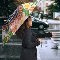 Personalized Hawaii School Club Back To Class Umbrella Retro Tropical Hibiscus Pattern With Open Notebook TS04 - Polynesian Pride