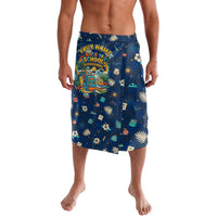 Personalized Hawaii Back To School Aloha Learning Lavalava Retro Rainbow open Notebook with Pineapple and Hibiscus Flowers TS04 Blue - Polynesian Pride