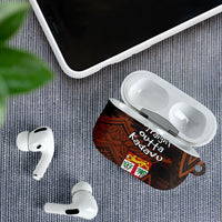 Straight Outta Kadavu Fiji AirPods Case Tribal Polynesian Tattoo Coat Of Arms Flag TS04 - Polynesian Pride