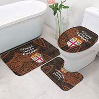 Straight Outta Kadavu Fiji Bathroom Set Tribal Polynesian Tattoo Coat Of Arms Flag TS04 - Polynesian Pride
