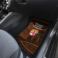 Straight Outta Kadavu Fiji Car Mats Tribal Polynesian Tattoo Coat Of Arms Flag TS04 - Polynesian Pride