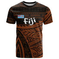 Straight Outta Kadavu Fiji T Shirt Tribal Polynesian Tattoo Coat Of Arms Flag TS04 Brown Black - Polynesian Pride